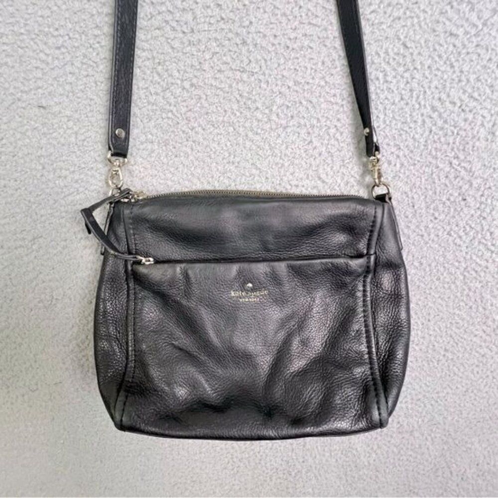 KATE SPADE WOMENS COBBLE HILL LITTLE CURTIS CROSSBODY BAG BLACK